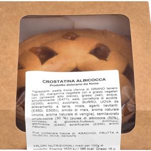Crostatina fresca albicocca 250 gr