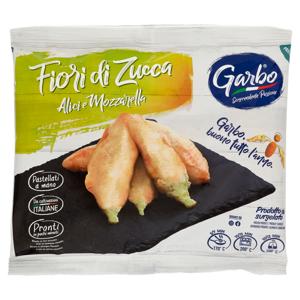 Garbo Linea Pastellati Fiori di Zucca Alici e Mozzarella Prodotto surgelato 275 g