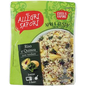 Riso & quinoa con verdure 220 gr