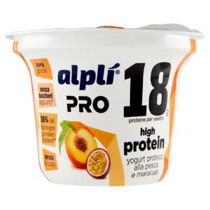 alplí Pro high protein yogurt proteico alla pesca e maracuja 180 g