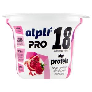 alplí Pro high protein yogurt proteico al melograno e lampone 180 g