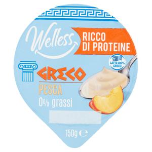 Welless Ricco di Proteine Greco Pesca 0% grassi 150 g