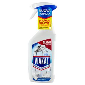 Viakal Detersivo Anticalcare Bagno e Cucina Classico Spray 470 ml