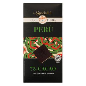 Cioccolato fondente 75% peru' 100 gr