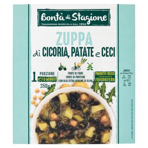 Bontà di Stagione Zuppa di Cicoria, Patate e Ceci 350 g