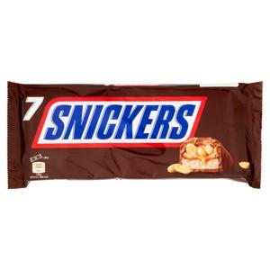Snickers Barretta Snack al Cioccolato al Latte con Arachidi e Caramello 7x 350 g