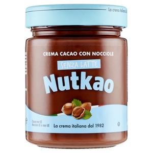 Nutkao Crema Cacao con Nocciole Senza Latte 350 g