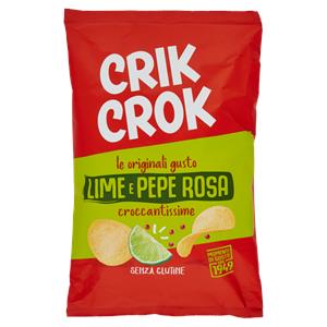 Crik Crok le originali gusto Lime e Pepe Rosa 150 g