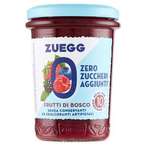 Zuegg Zero Zuccheri Aggiunti* Frutti di Bosco 220 g