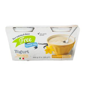 Yogurt senza lattosio assortito 2 x 125 gr-vaniglia