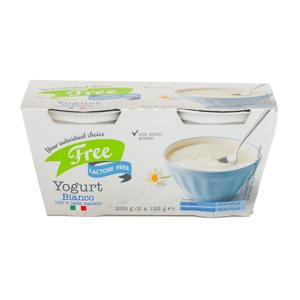 Yogurt senza lattosio assortito 125gr x 2-bianco