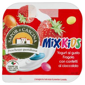 Sapor di Cascina Mix Kids Yogurt al gusto Fragola con confetti al cioccolato 120 g