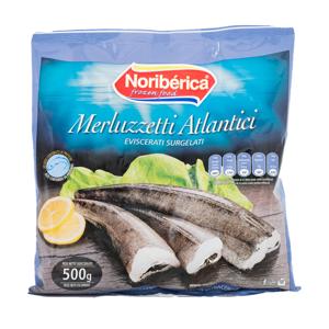 Merluzzetti atlantici eviscerati 500 gr