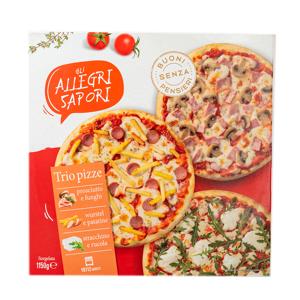 Trio di pizze 1150 gr