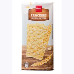 Crackers con riso soffiato 300 gr