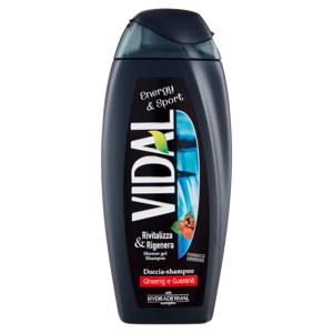 Vidal Energy & Sport Doccia-shampoo Ginseng e Guaranà 250 ml