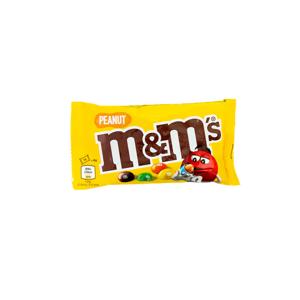 M&M's choco and peanut 45g, Twix 50 gr, Snickers 50 gr, Mars 51 gr, Bounty 57 gr-m&m's arachidi singolo