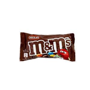 M&M's choco and peanut 45g, Twix 50 gr, Snickers 50 gr, Mars 51 gr, Bounty 57 gr-m&m's choco singolo
