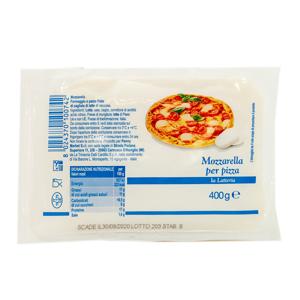 Mozzarella per pizza 400 gr