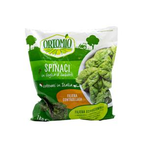 Spinaci porzionati in busta Eco Pesticides Free 1 kg