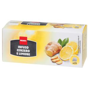 Infusi zenzero/limone, zenzero/curcuma 20 filtri 36 gr-zenzero e limone
