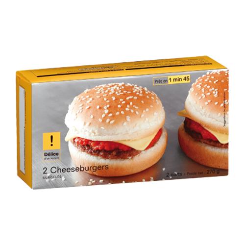 2 Cheeseburgers - Cartone da 6 pezzi