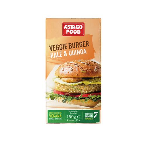 Veggie burger Kale & Quinoa - Cartone da 8 pezzi