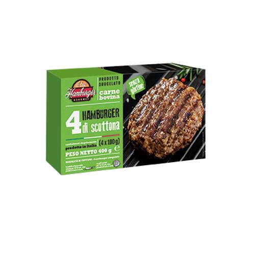 4 Hamburger di Scottona - Cartone da 15 pezzi