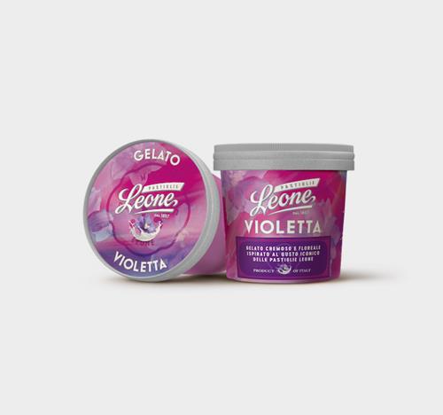 Gelato pastiglie Leone Violetta Bipack