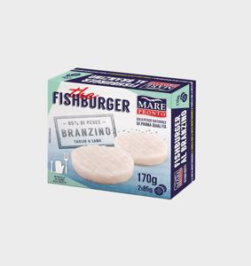 2 Fishburger di Branzino - Cartone da 12 pezzi