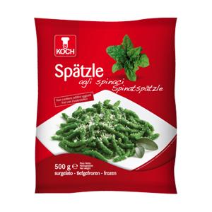 Spätzle di spinaci