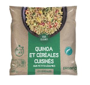 Insalata di quinoa e cereali con verdurine
