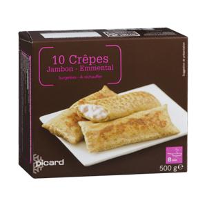10 crêpes prosciutto e formaggio - Cartone da 10 pezzi
