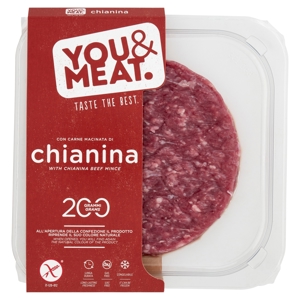 You&Meat con Carne Macinata di chianina 0,200 kg