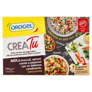 Orogel Crea Tu Mix di broccoli, spinaci, carote e peperoni Surgelati 320 g