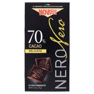 Novi NeroNero 70% Cacao Delicato Extra Fondente 75 g