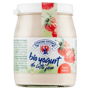 Sterzing Vipiteno bio yogurt da latte fieno fragola 150 g