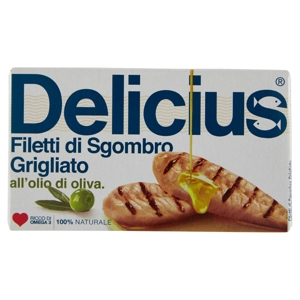 Delicius Filetti di Sgombro Grigliato all'olio di oliva 85 g