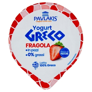 Pavlakis Yogurt Greco Fragola 0% grassi 150 g