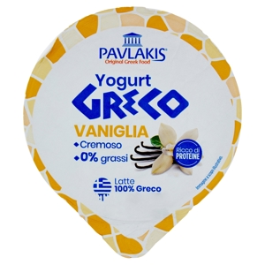 Pavlakis Yogurt Greco Vaniglia 0% grassi 150 g