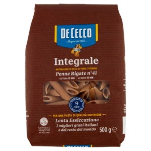 De Cecco Integrale Penne Rigate n° 41 500 g