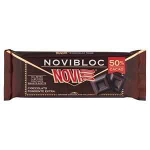 Novi Novibloc 50% Cacao Cioccolato Fondente Extra 150 g