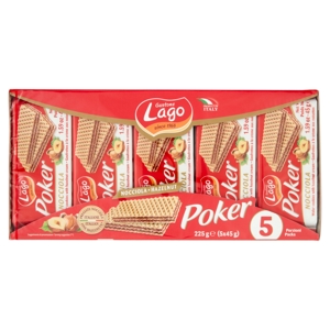 Gastone Lago Poker Nocciola 5 x 45 g