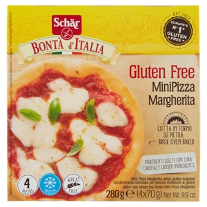 Schär Bontà d'Italia MiniPizza Margherita 4 x 70 g