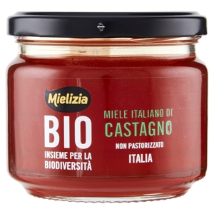 Mielizia Bio Miele Italiano di Castagno Non Pastorizzato 300 g