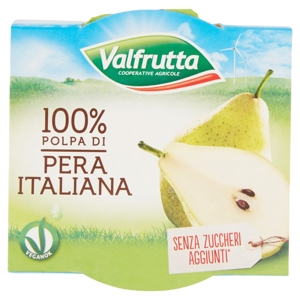 Valfrutta 100% Polpa di Pera Italiana 2 x 100 g