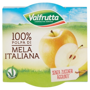 Valfrutta 100% Polpa di Mela Italiana 2 x 100 g
