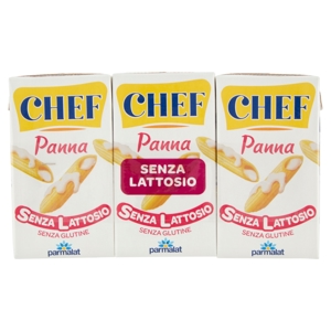 Chef Panna Senza Lattosio 3 x 125 ml