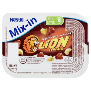LION Mix-in Yogurt bianco cremoso & Lion Cereals 115 g