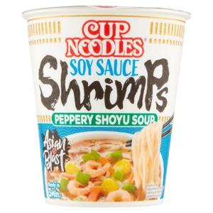 Cup Noodles Soy Sauce Shrimps Peppery Shoyu Soup 63 g